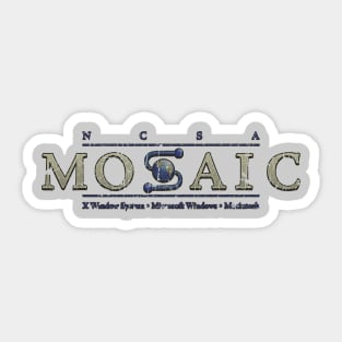 NCSA Mosaic Sticker